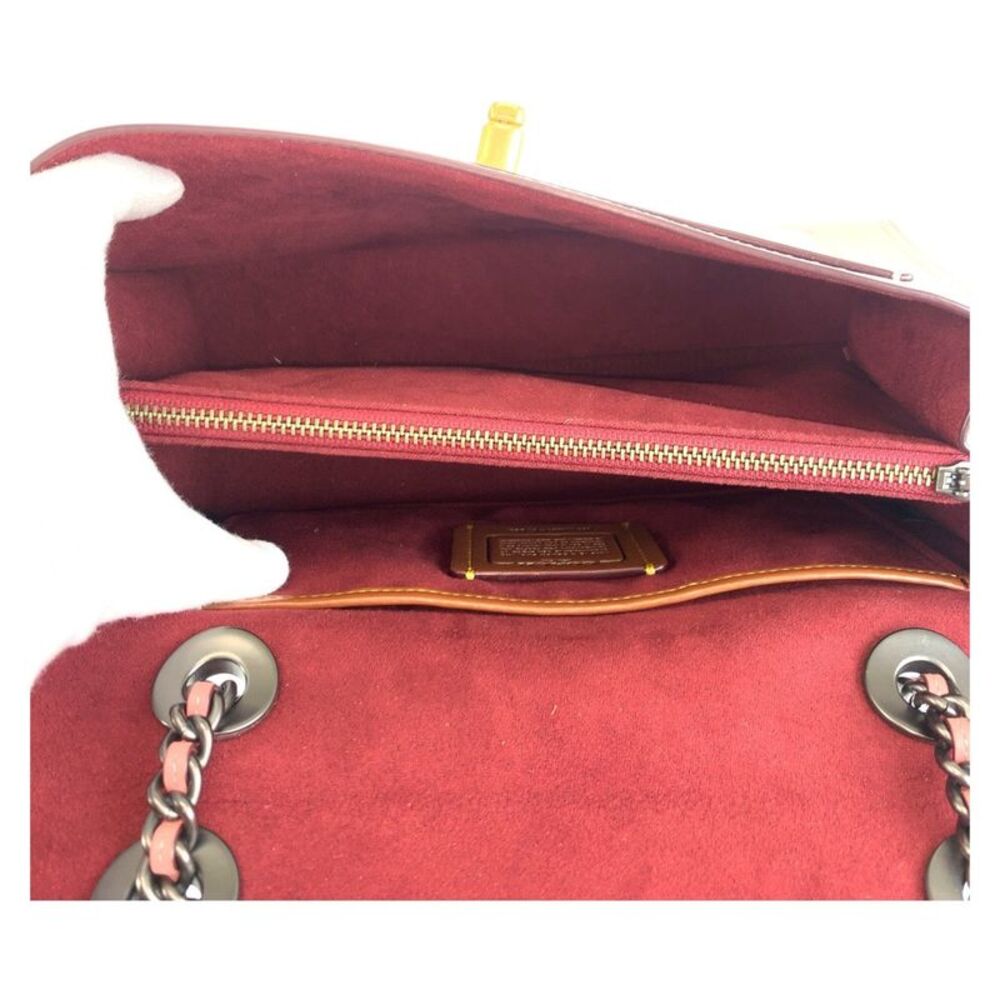Coach Leather Parker Tea Rose Blossom Bag - Picture 10 of 10